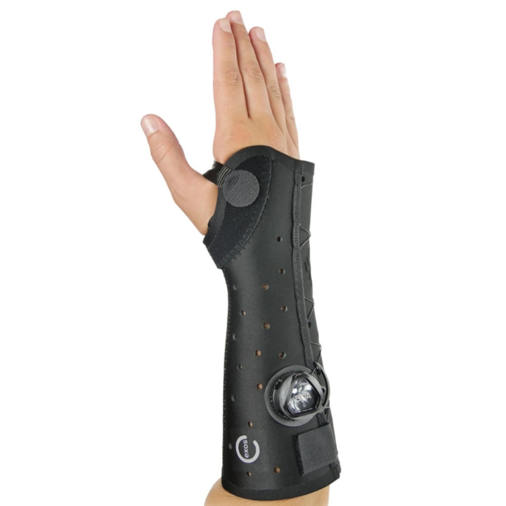 EXOS DonJoy Short Arm Fracture Brace — RIGHT Open Thumb - XSML XS